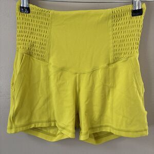 Offline by Aerie Women's Medium Bike Shorts Real Me Shortie Smocked Waist